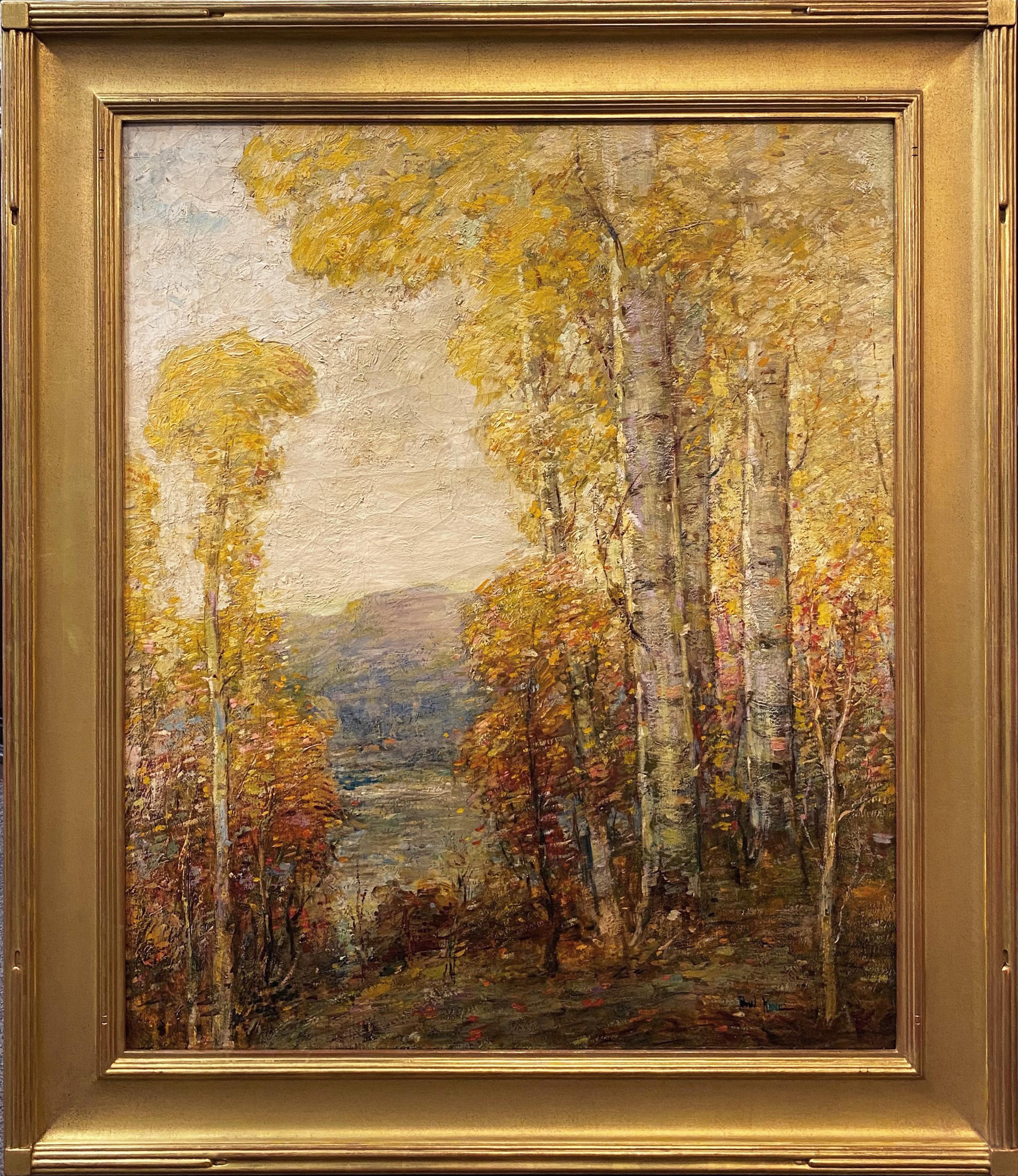 Golden Autumn, Adirondacks - Art by Paul Bernard King