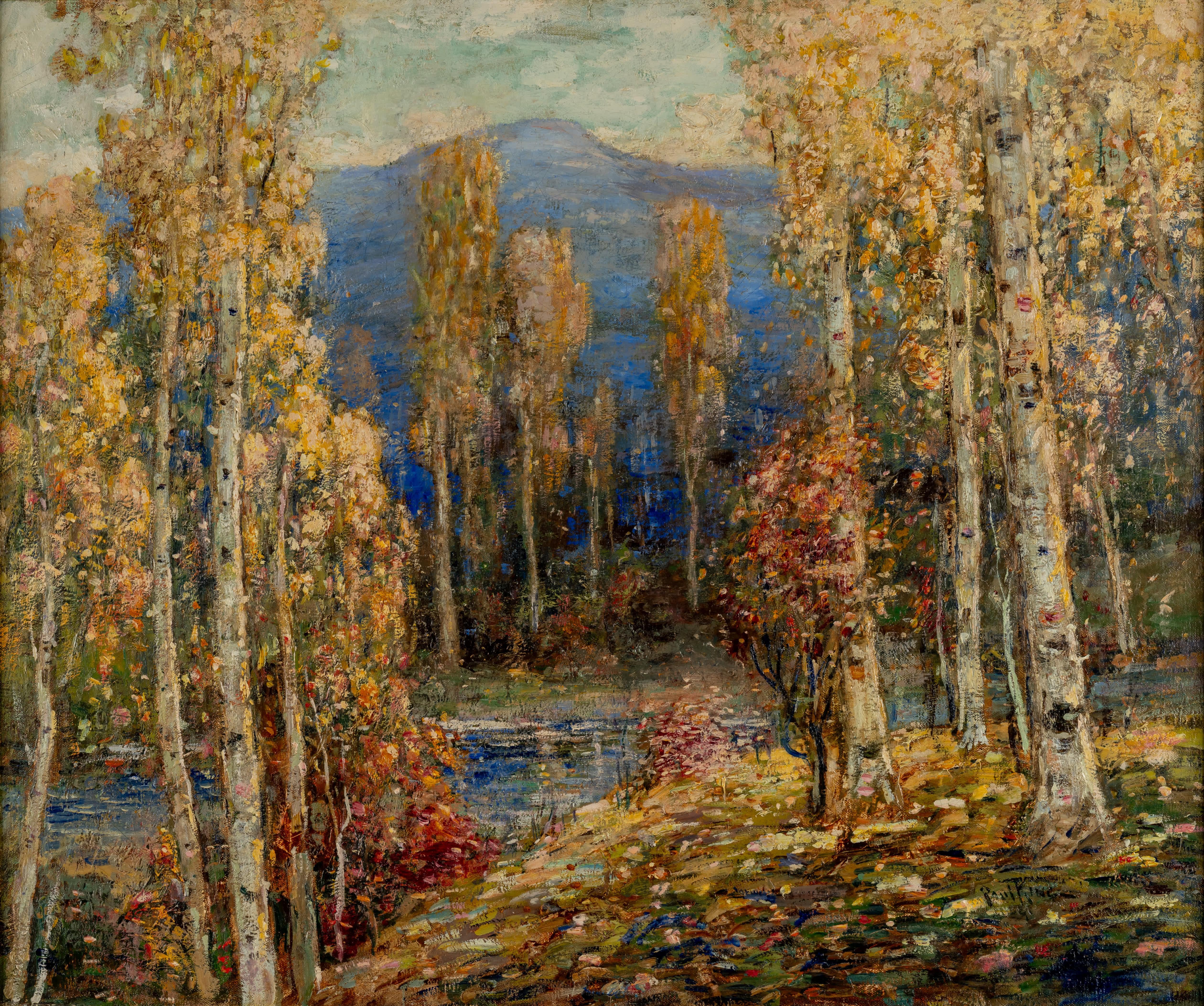 Stony Brook, Long Island - Painting de Paul Bernard King