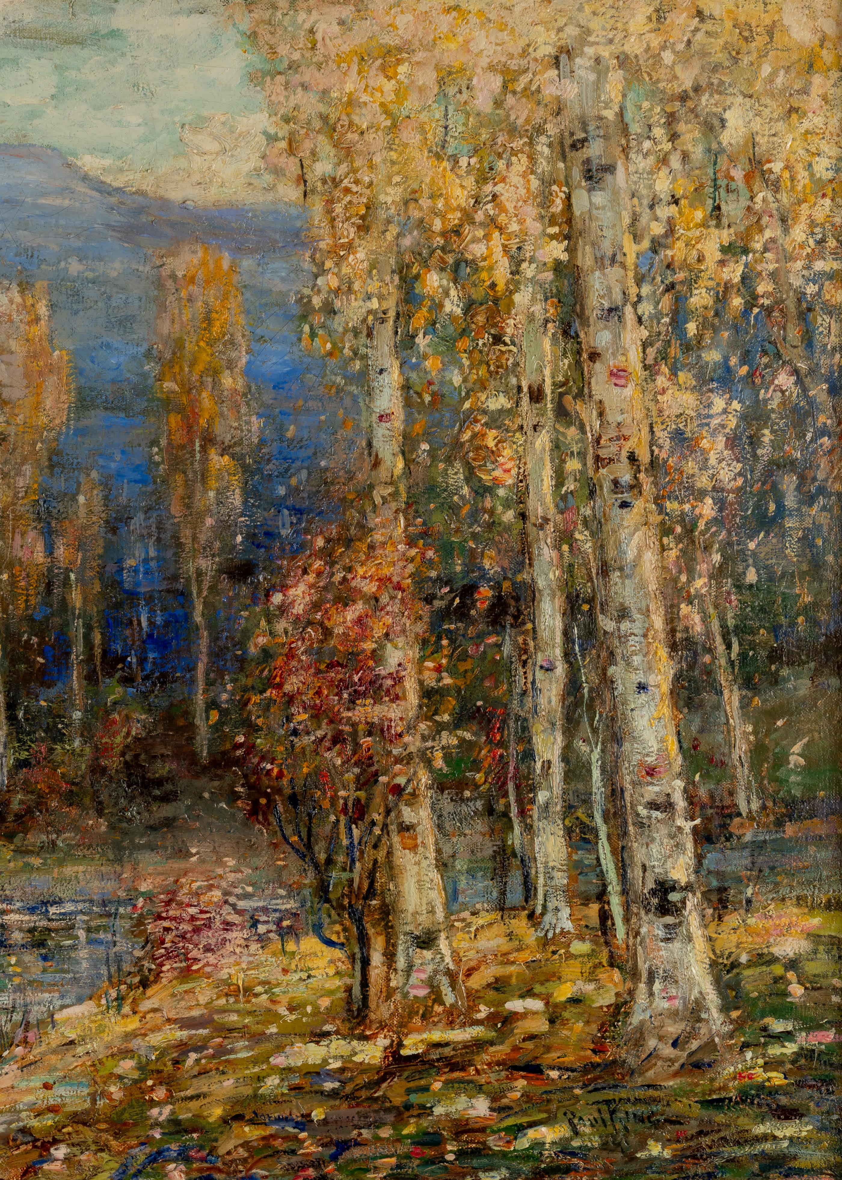 Stony Brook, Long Island - Painting Impresionista de Paul Bernard King