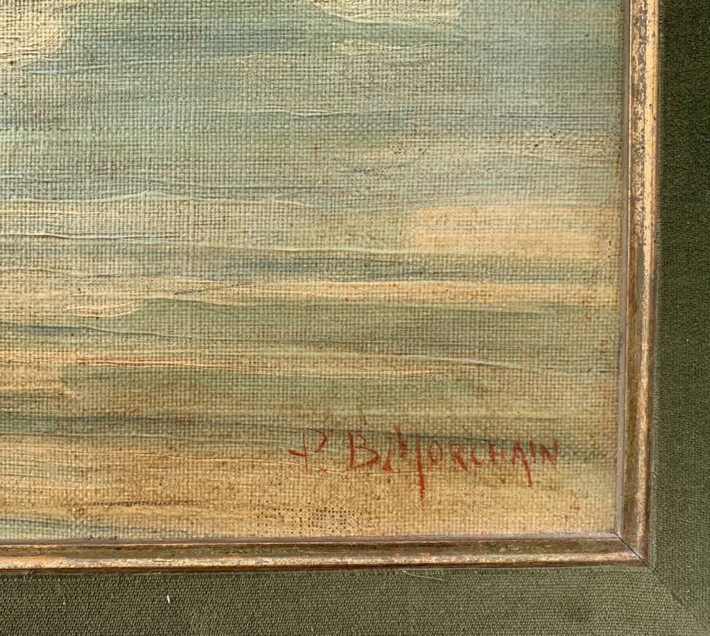 Paul Morchia (pittore francese) - Paesaggio marino del XX secolo - Barche a vela 5