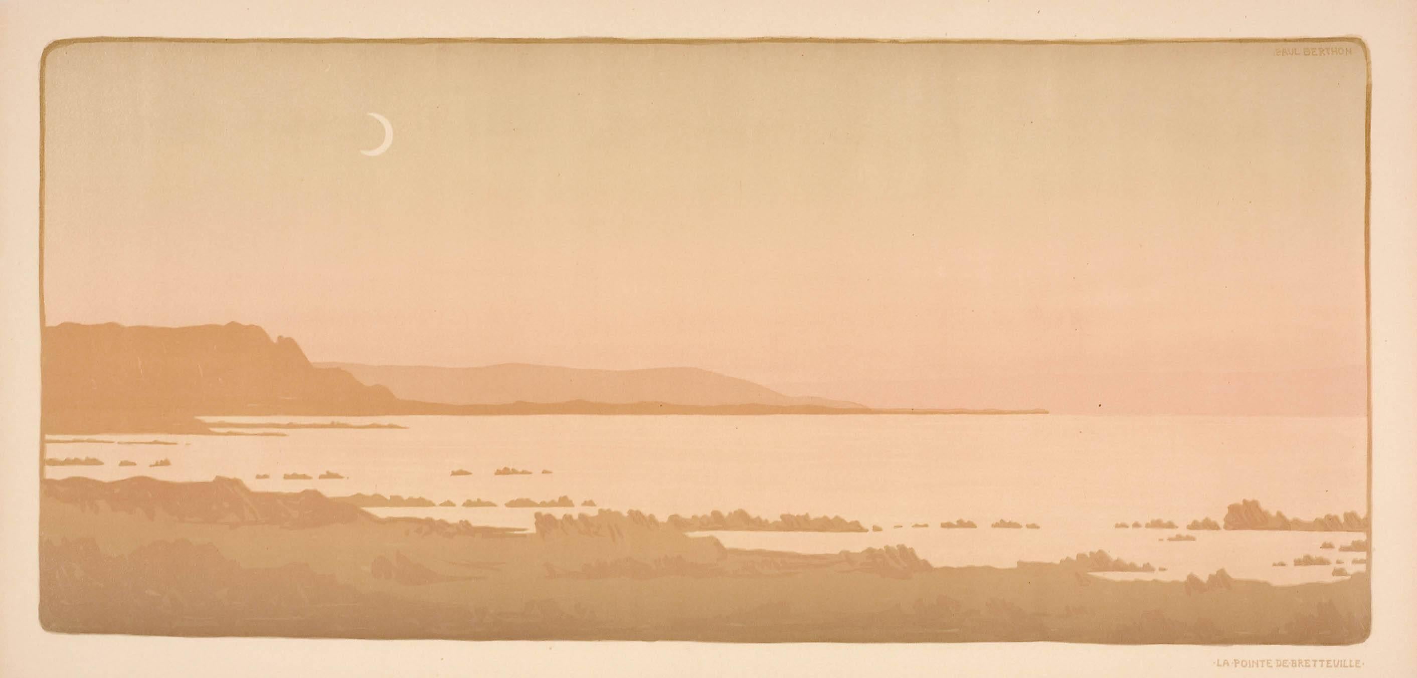 Paul Berthon Landscape Print - La Pointe de Bretteville