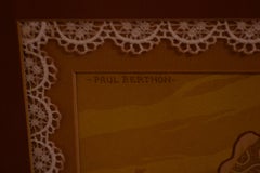 Paul Berthon, "Queen Wilhemina" 15 x 14 Original Stone Lithograph