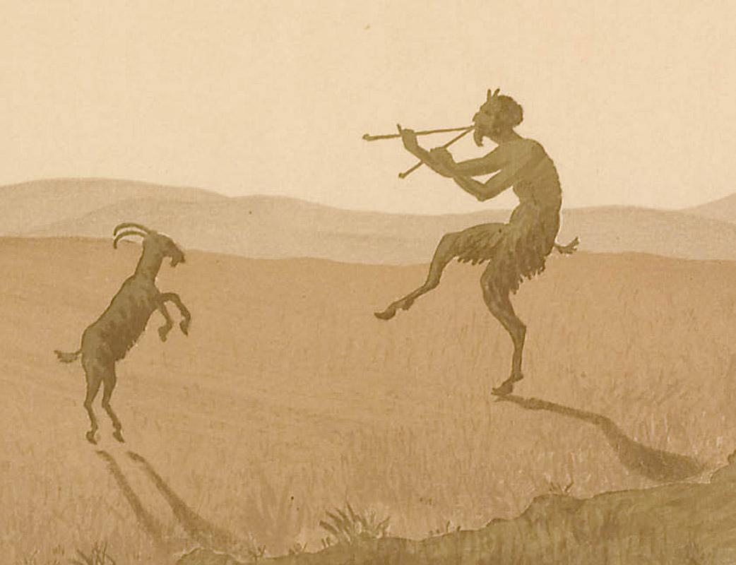 Vision Antique - Print by Paul Berthon