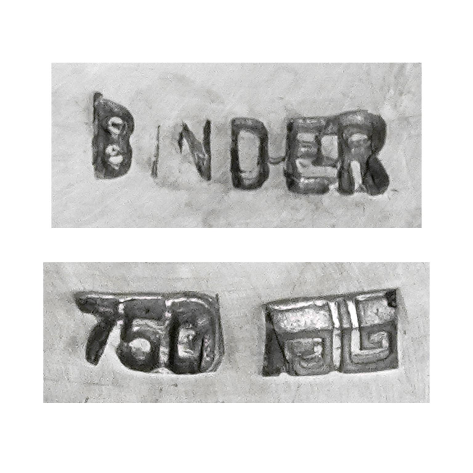 Paul Binder Hyper-Modern Sixties Cocktail Ring im Zustand „Hervorragend“ im Angebot in Litchfield, CT