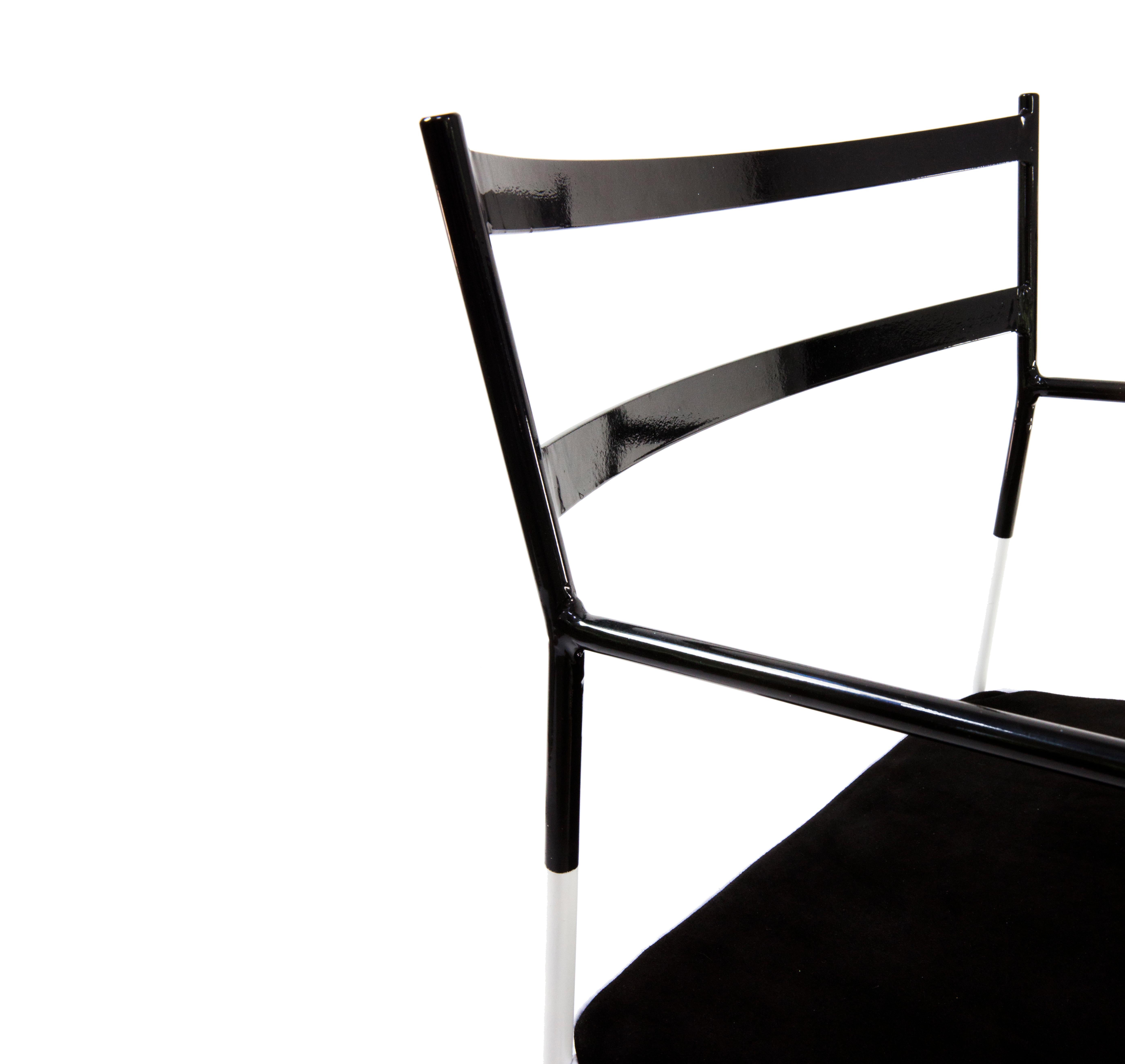 Other Paul Black and White Chair Made in Italy For Sale
