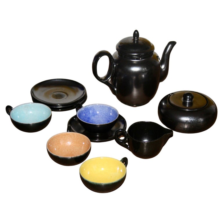 Paul Bonifas Cabinetmaker Ceramic Tea Service Signed Lifas For Sale at  1stDibs