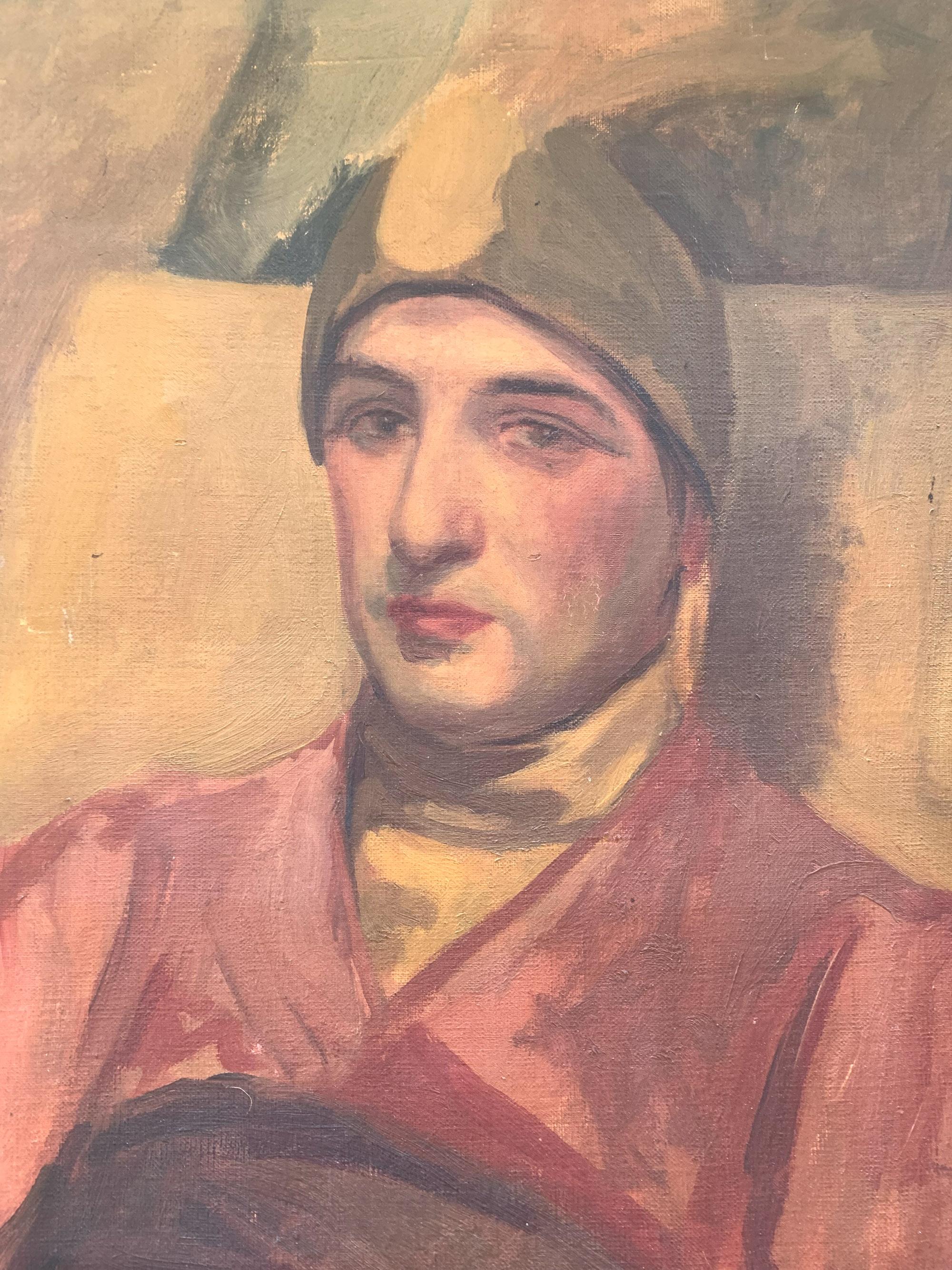 Paul Bornet. Ritratto di attore o ballerino in costume orientale, 1917. in vendita 3