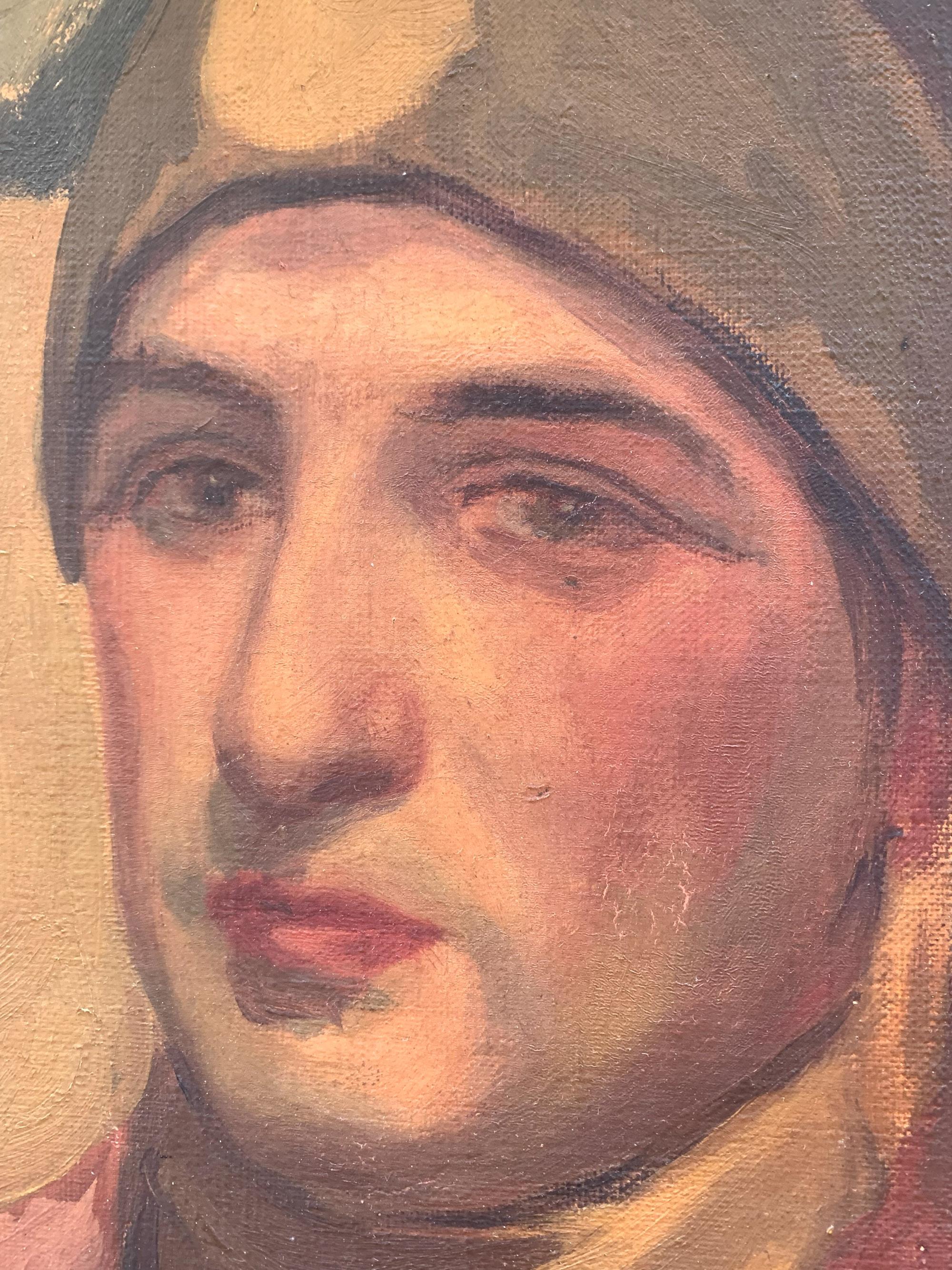 Paul Bornet. Ritratto di attore o ballerino in costume orientale, 1917. in vendita 7