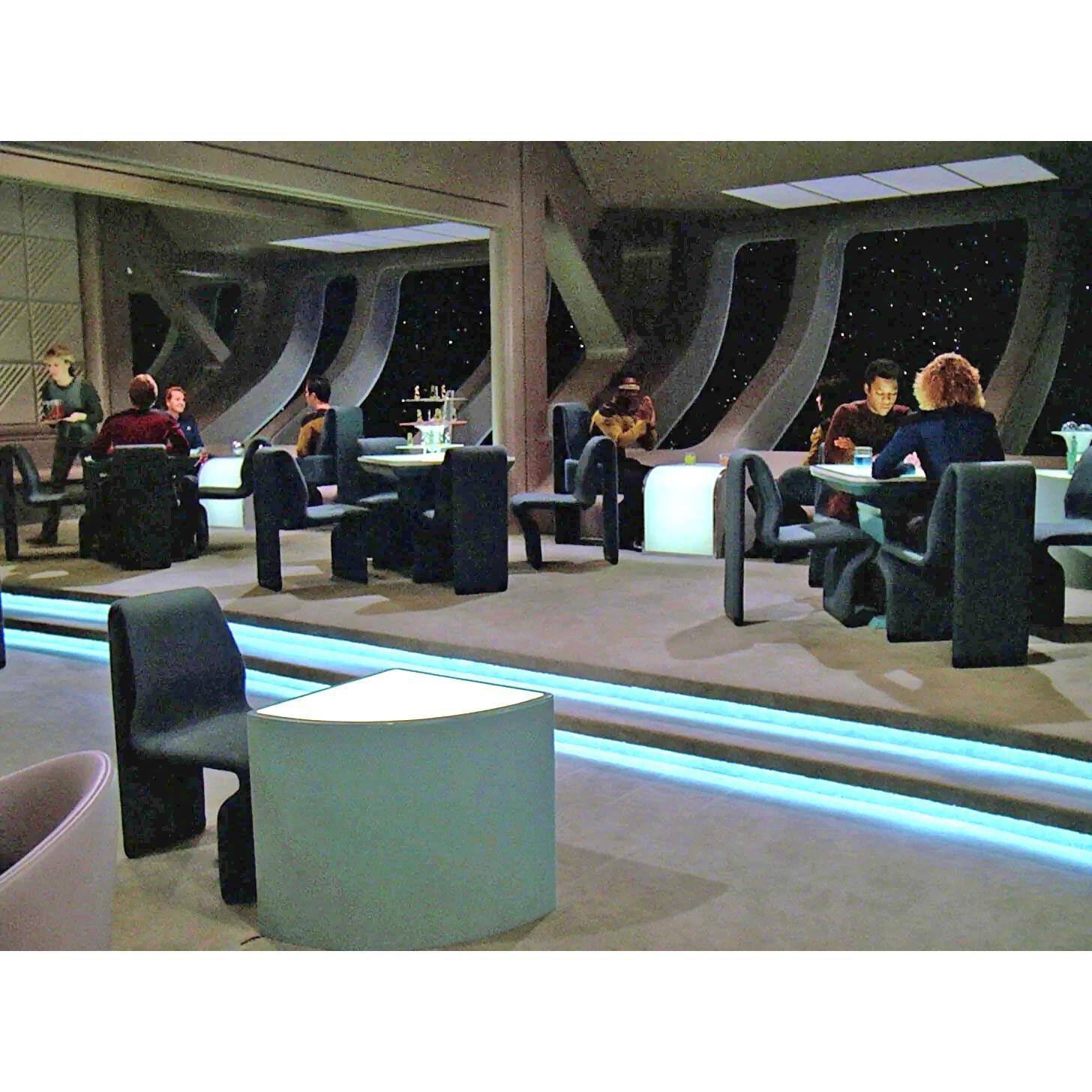 Fabric Paul Boulva for Artopex Star Trek TNG Ten Forward Modular Sofa Lounge Chair Set