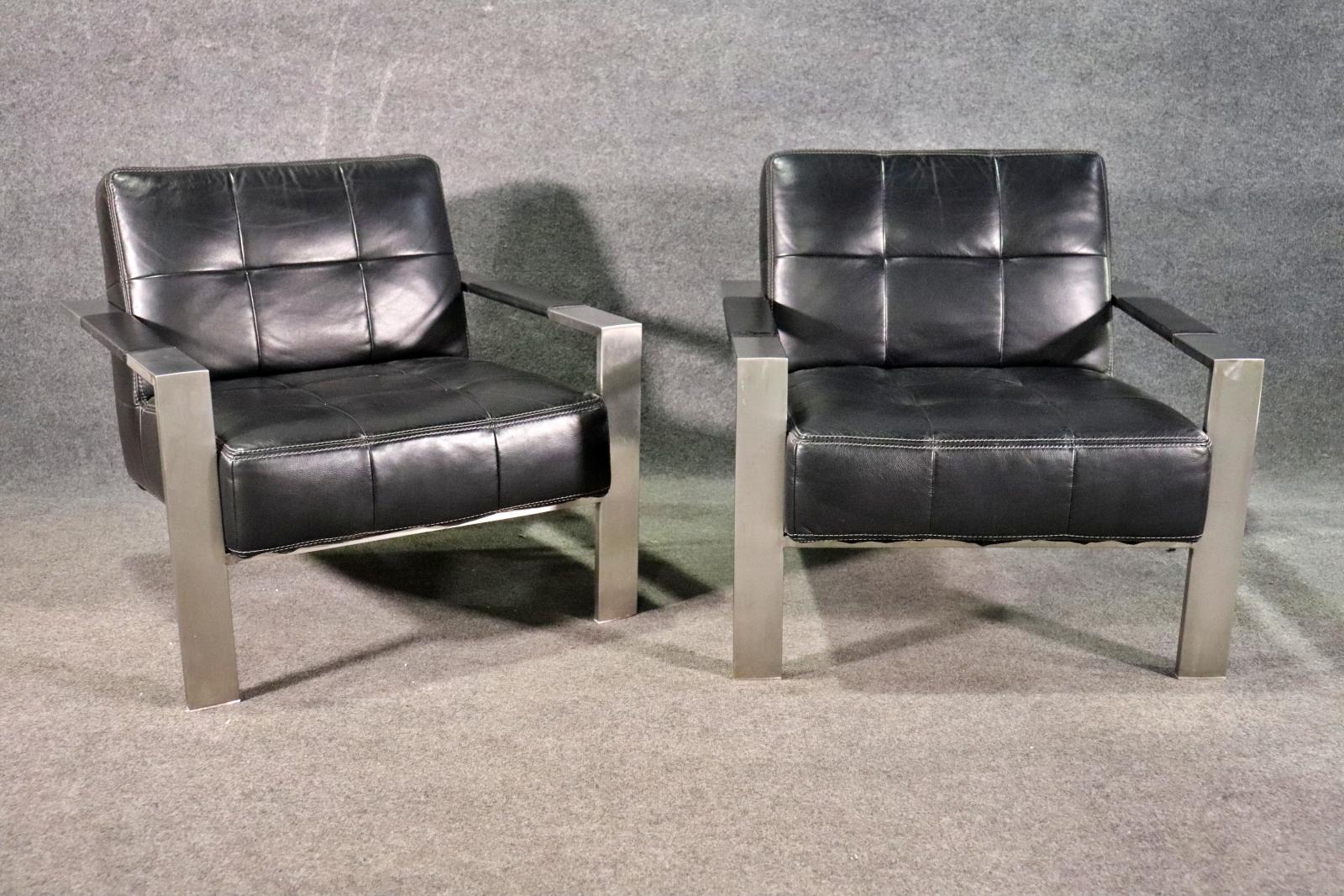 Mid-Century Modern Paul Brayton Designed Flat Bar Chairs For Sale