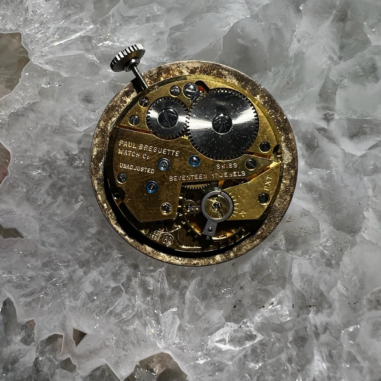 Paul Breguette Cocktail-Uhr 14K Weißgold und Diamanten im Zustand „Gut“ im Angebot in New York, NY