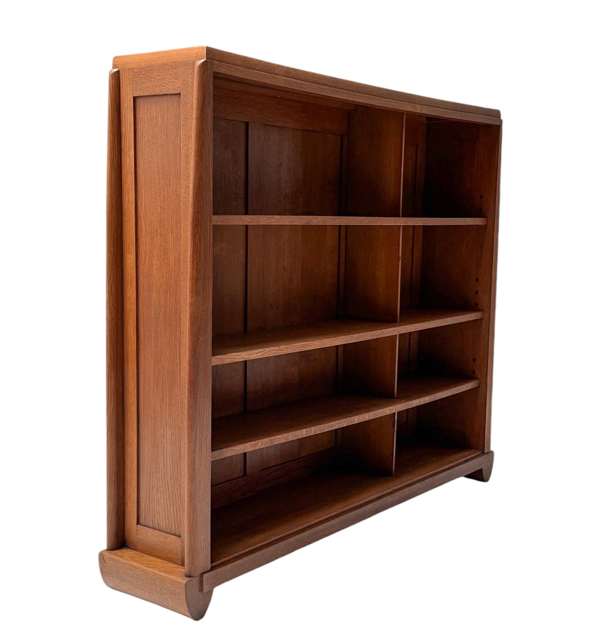 Dutch Paul Bromberg Art Deco Amsterdamse School Open Bookcase for Pander, 1920s