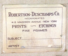 Down The Field American Polo Scenes" 1930 Hand-Colored Lithograph by Paul Brown