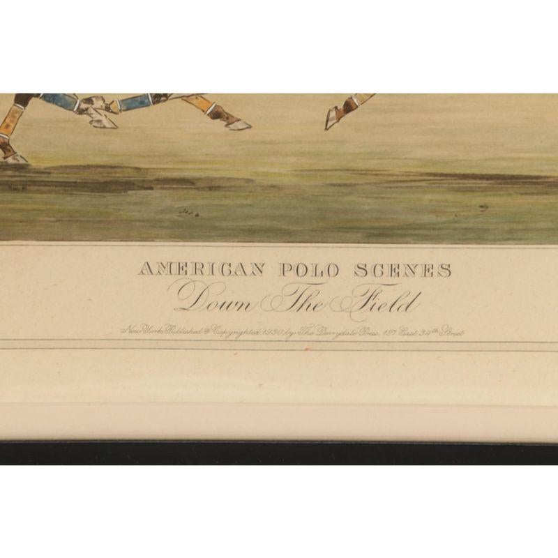 Down The Field American Polo Scenes