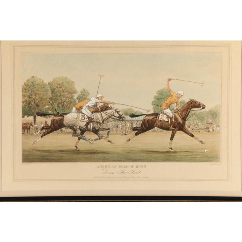 Down The Field American Polo Scenes