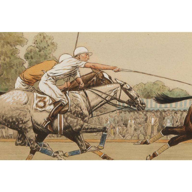 Down The Field American Polo Scenes