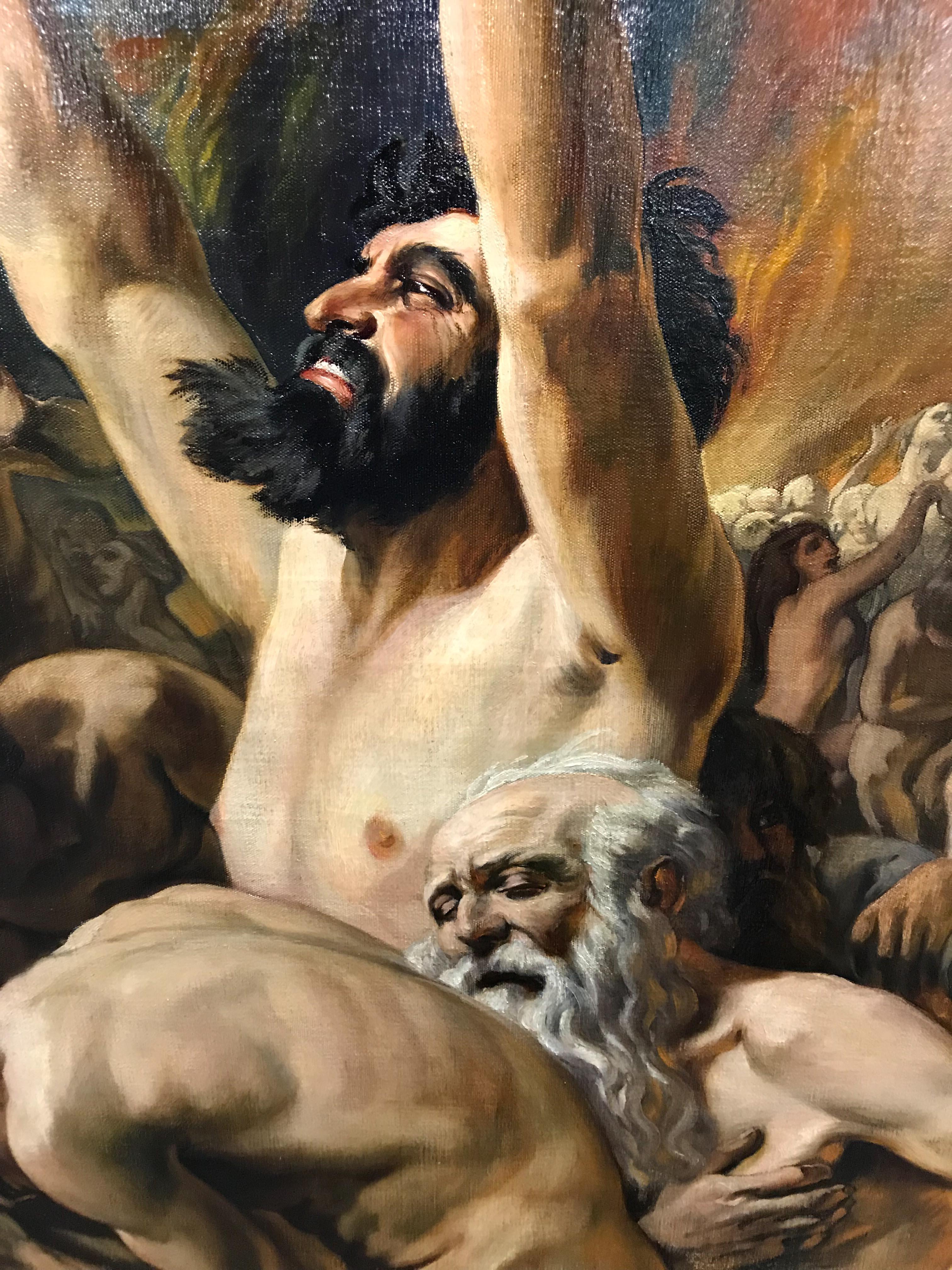 Dante und Virgil – Painting von Paul Bürck