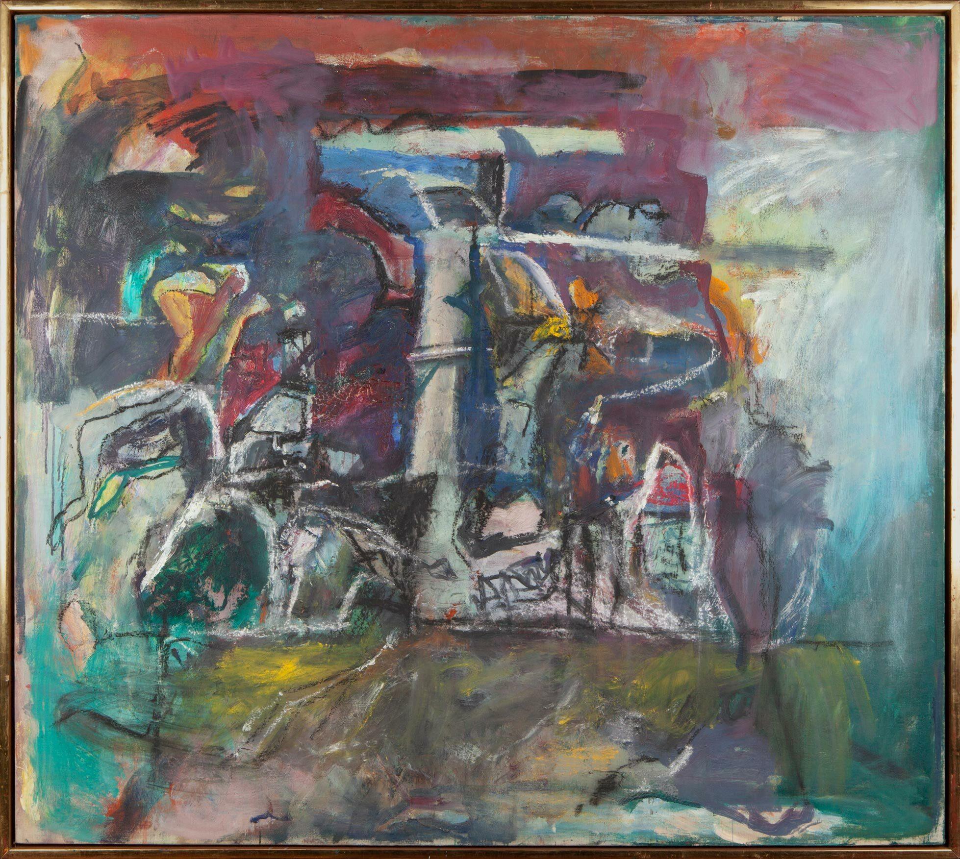 Paul Burlin Abstract Painting – Untitled (B)