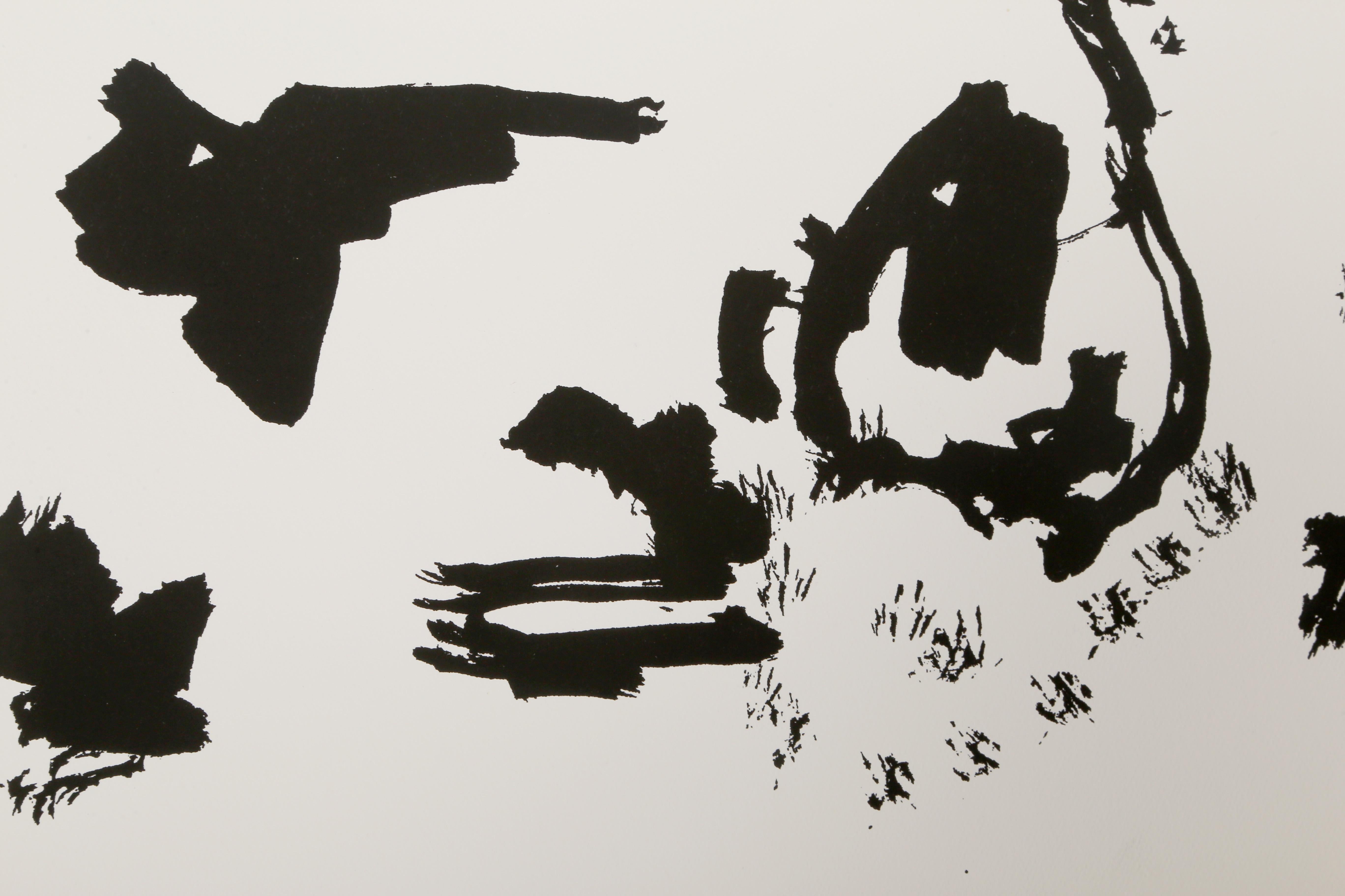 Artist: Paul Burlin, American (1886 - 1969)
Title: untitled from Drawings Portfolio
Year: 1968
Medium: Silkscreen on Paper, signed and numbered in pencil 
Edition: 31/50
Paper Size: 20 x 26 in. (50.8 x 66.04 cm)
