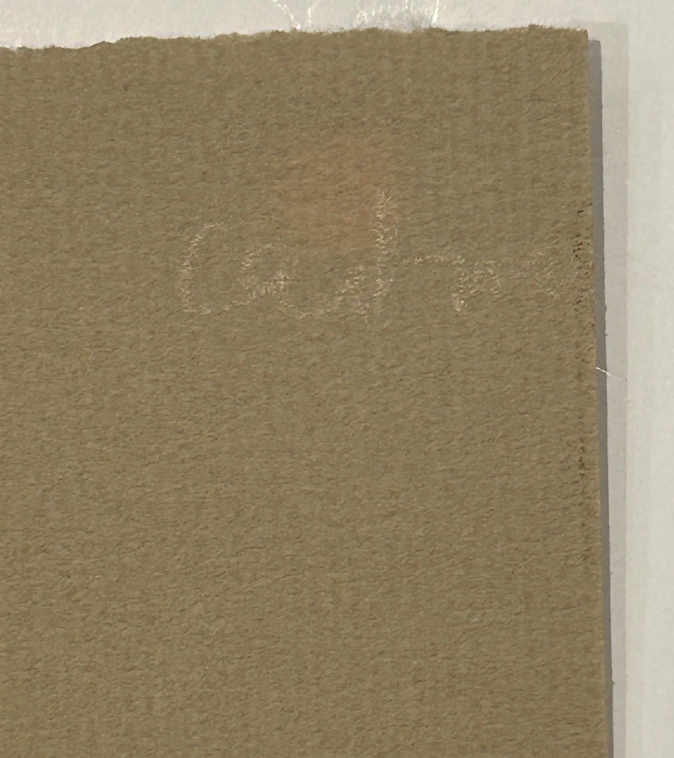 Paul Cadmus 1904-1999.American Reclining Female Nude crayon on paper c1960s For Sale 8
