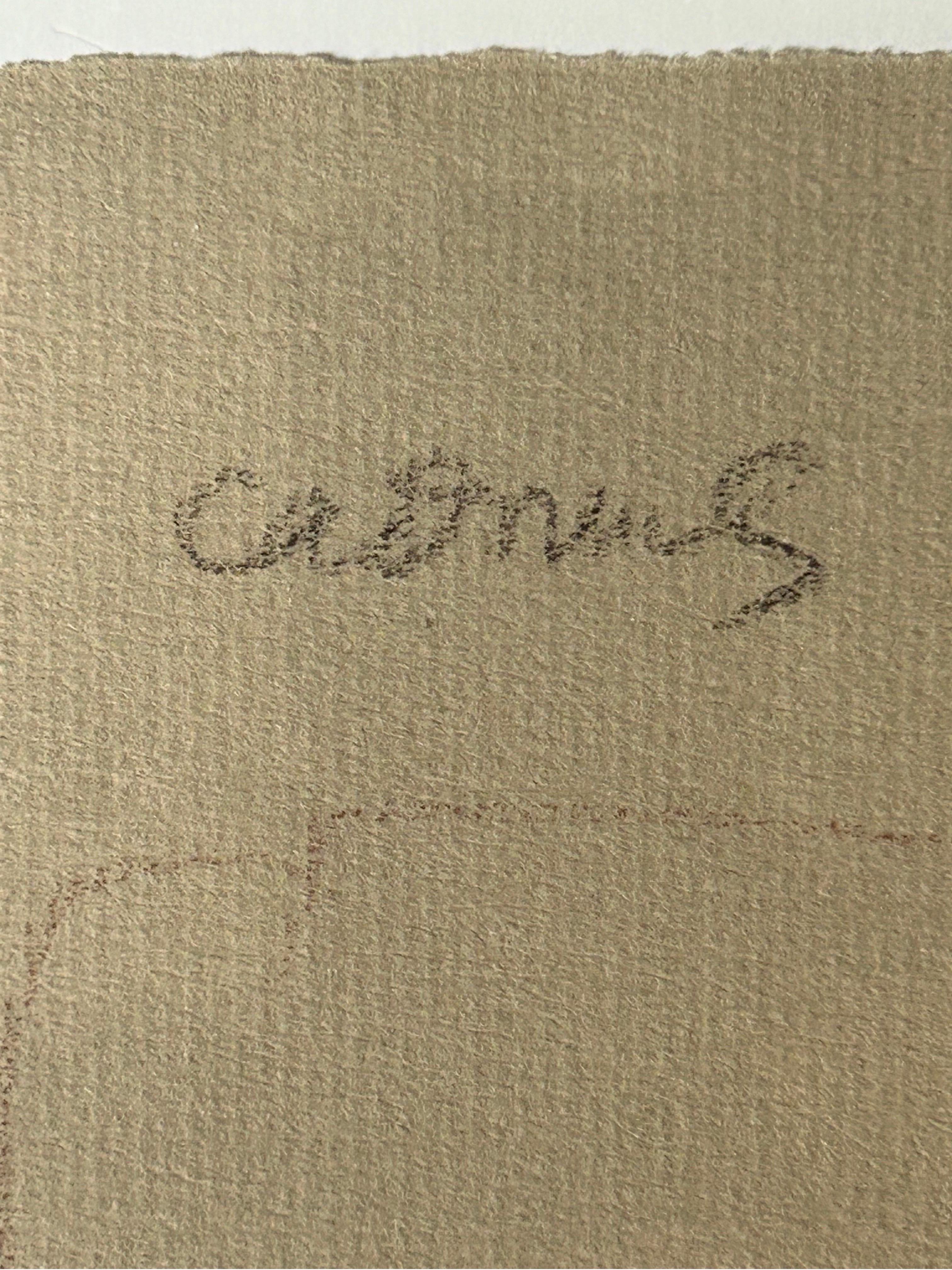 Paul Cadmus 1904-1999.American Reclining Female Nude crayon on paper c1960s For Sale 11