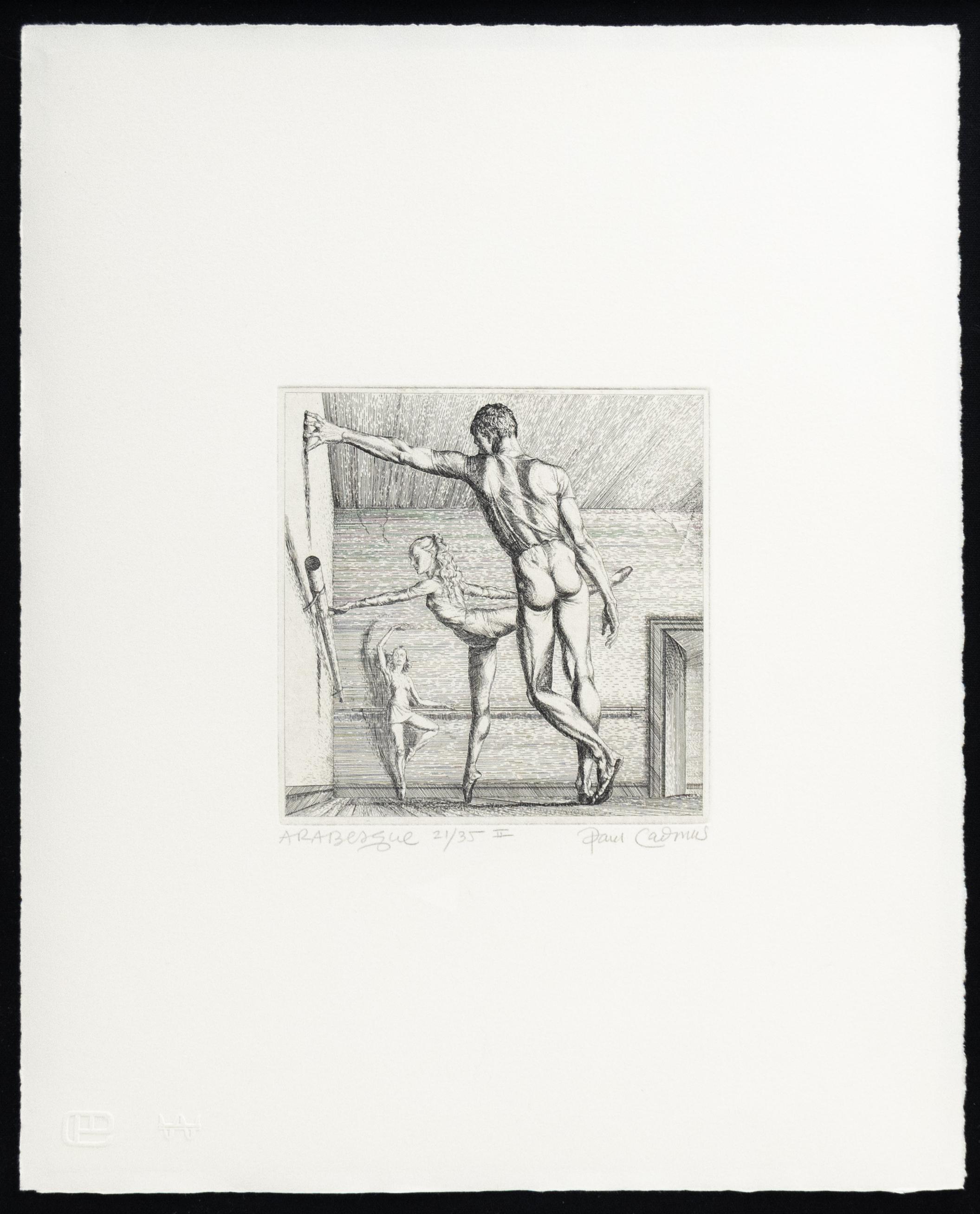 Arabesque - Contemporary Print by Paul Cadmus