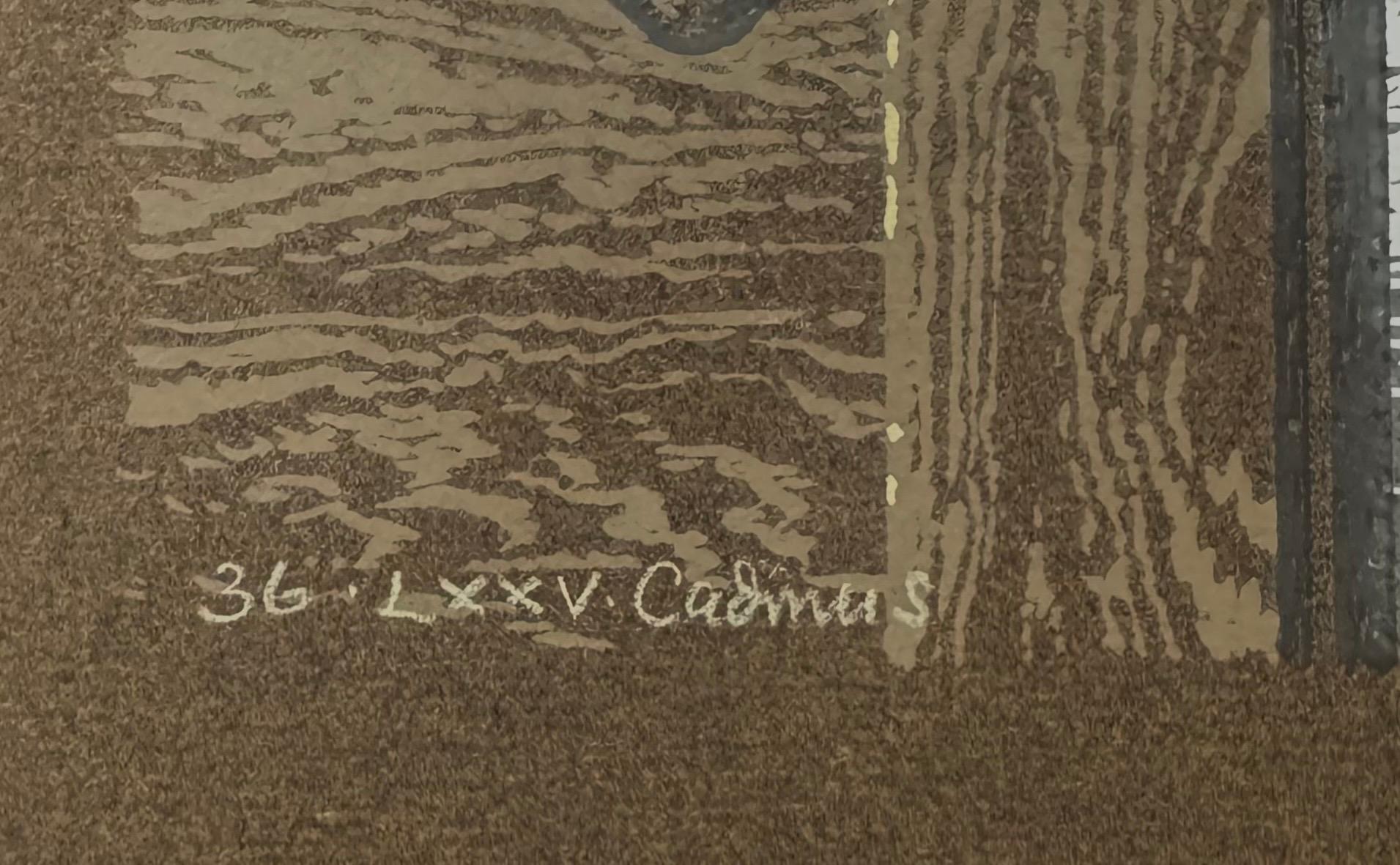 “Mobile (The Inventor), 1953” Paul Cadmus Magical Realism Serigraph Signed en vente 4