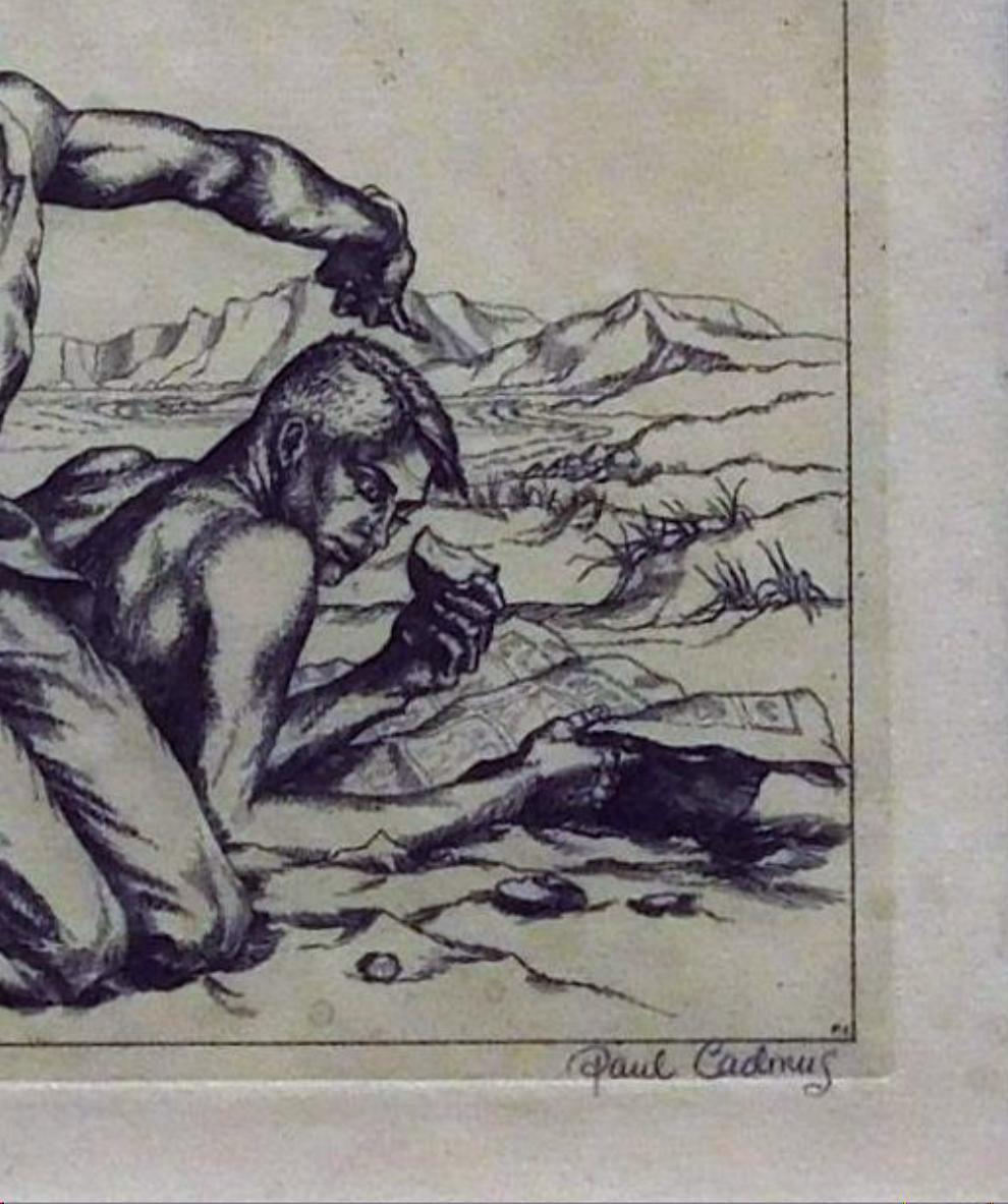 Paul Cadmus, acquaforte originale firmata, 1938 - 