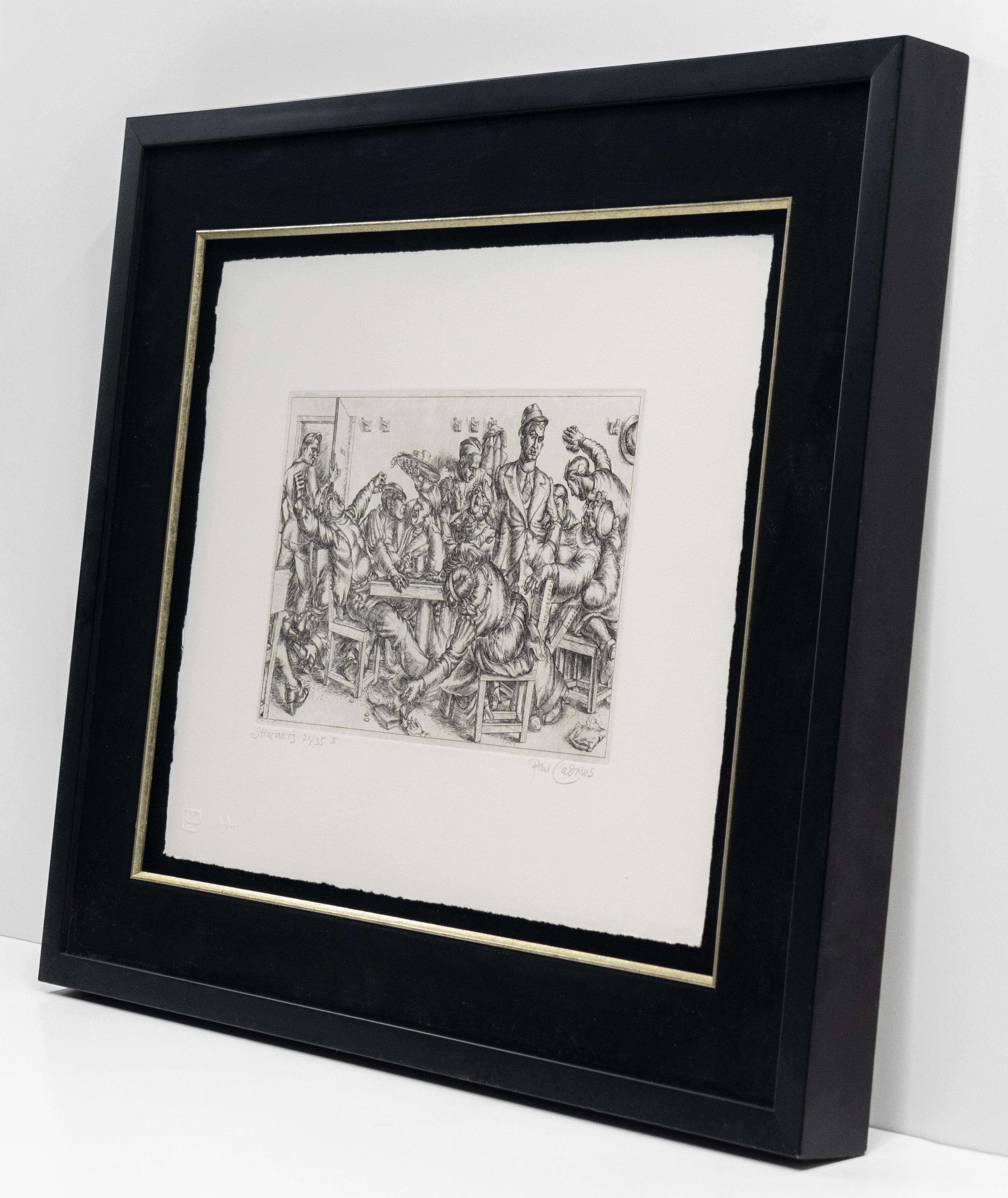 Stewart's - Contemporary Print by Paul Cadmus