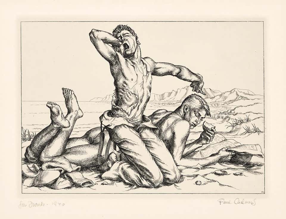 'Two Boys On A Beach, No. 1' — Erotic Realism