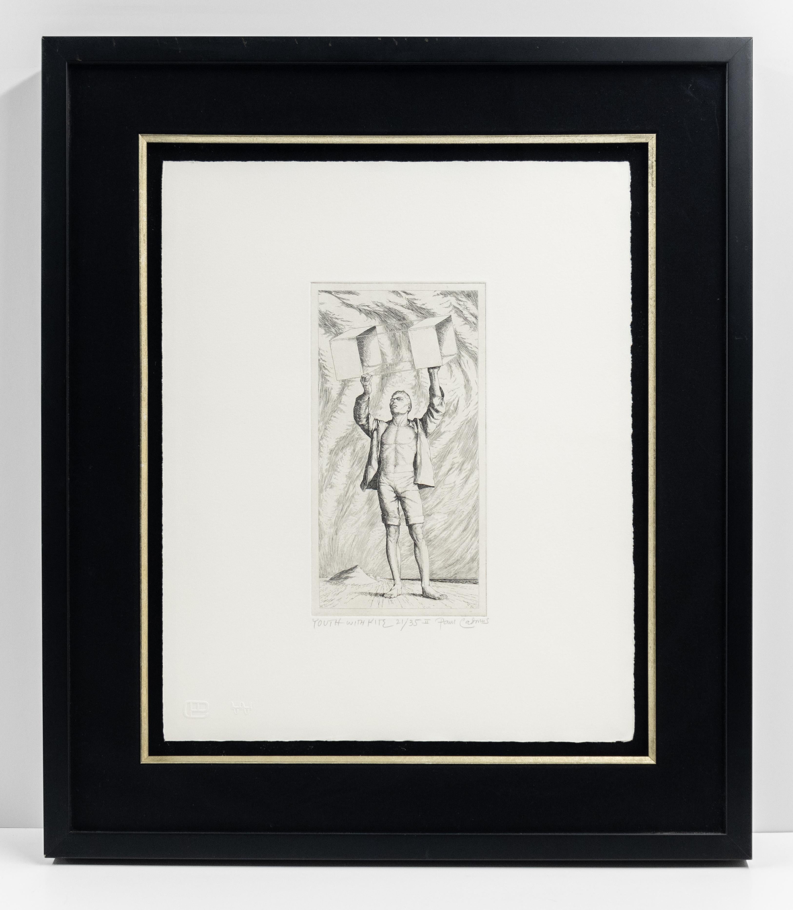 Untitled (Youth With Kite) - Print by Paul Cadmus