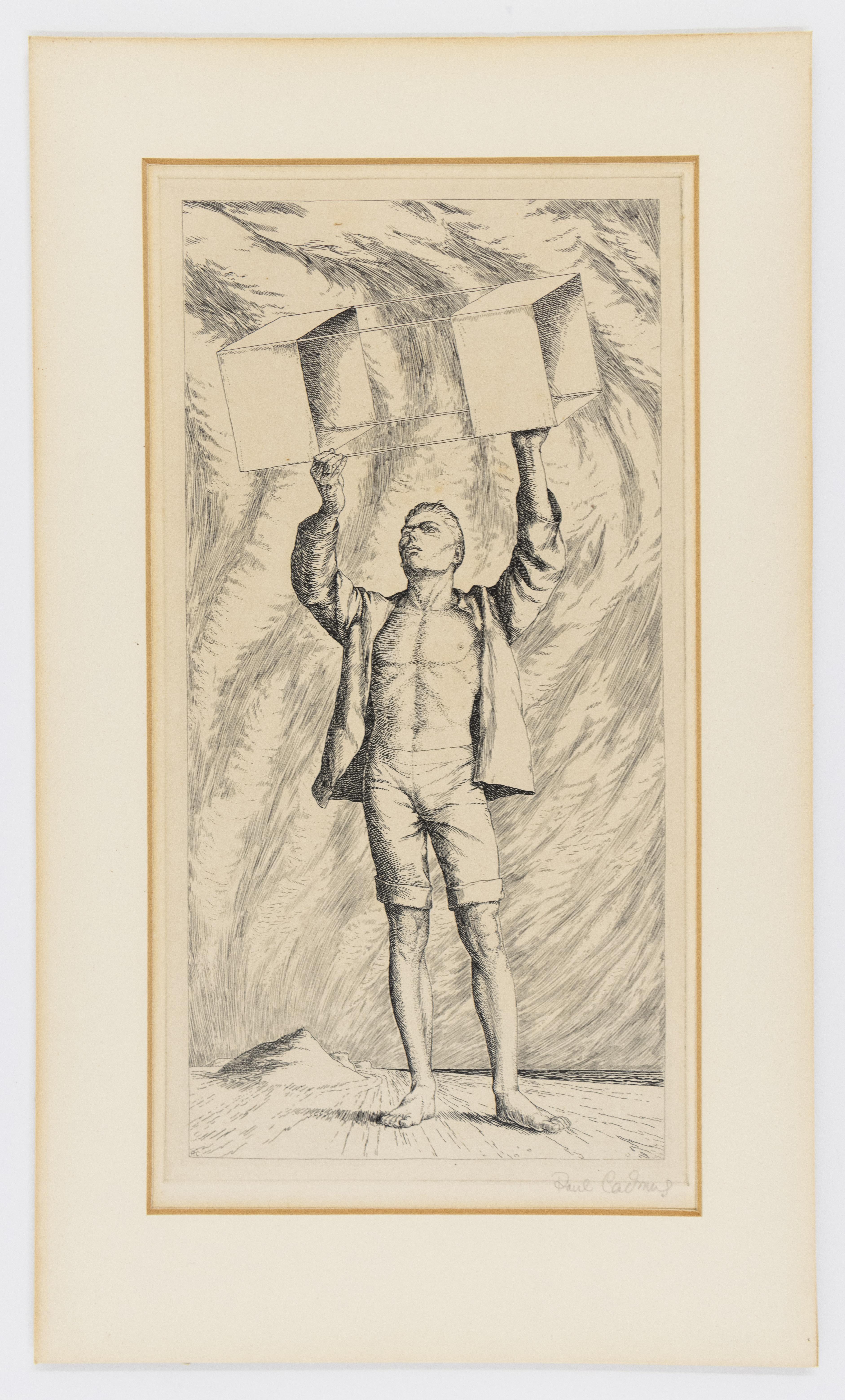 Untitled (Youth with Kite) - Print by Paul Cadmus