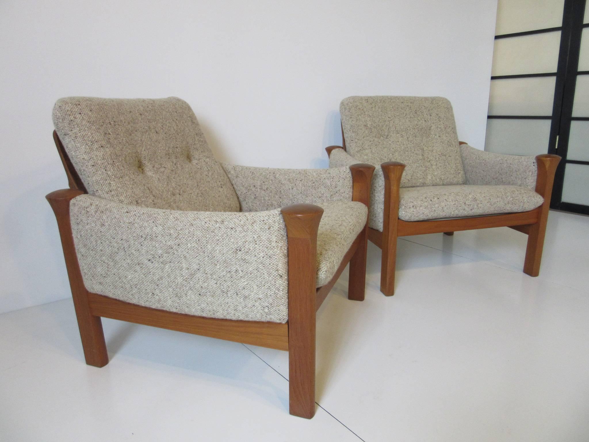 Paul Cadovius Danish Lounge Chairs for Cado 4