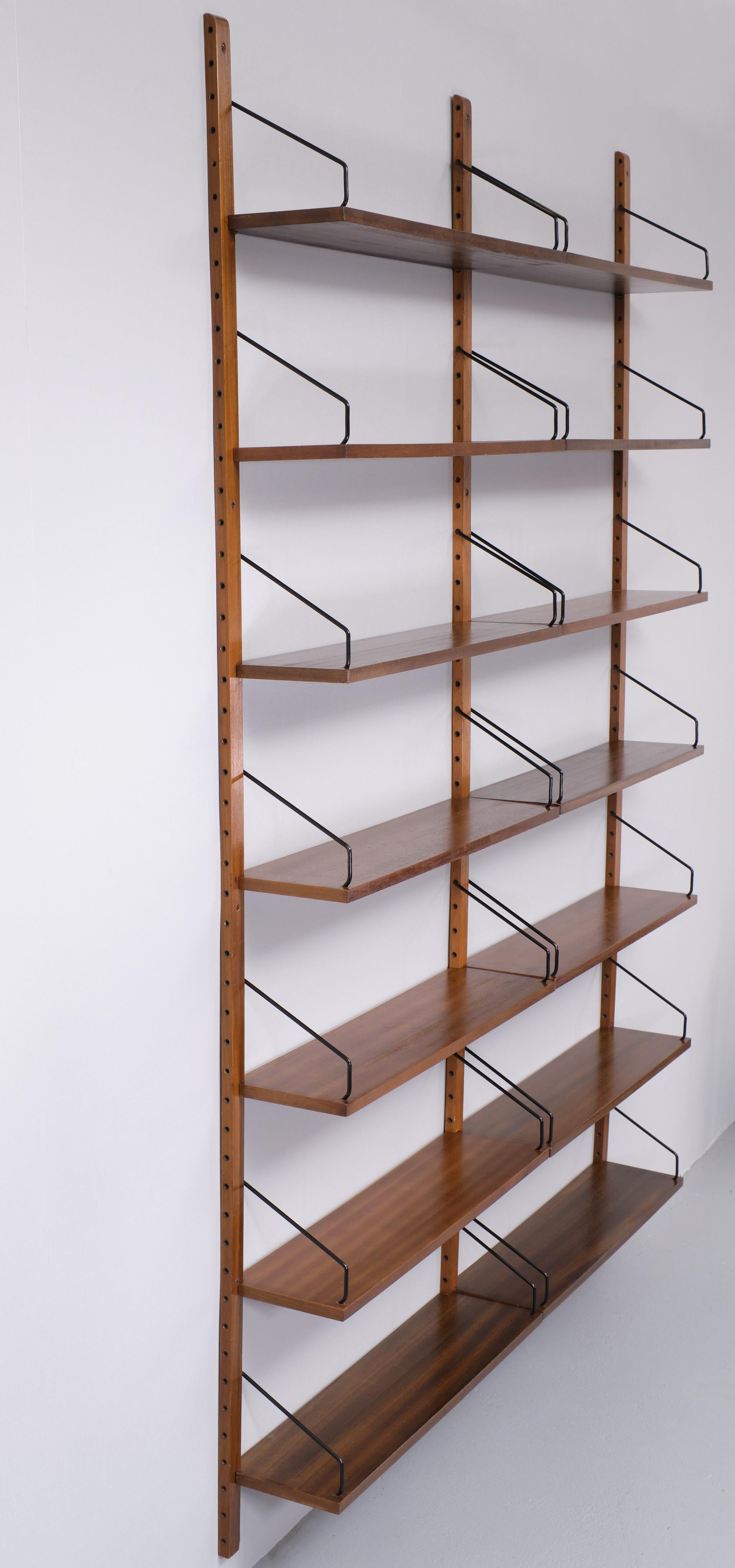 Paul Cadovius  High Bookcase  Wall unit  1960s Denmark  3