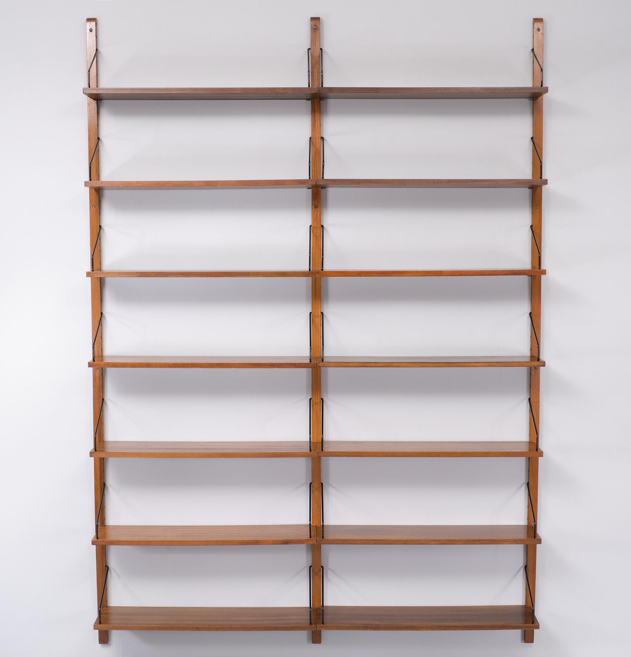 Mid-Century Modern Paul Cadovius  High Bookcase  Wall unit  1960s Denmark 