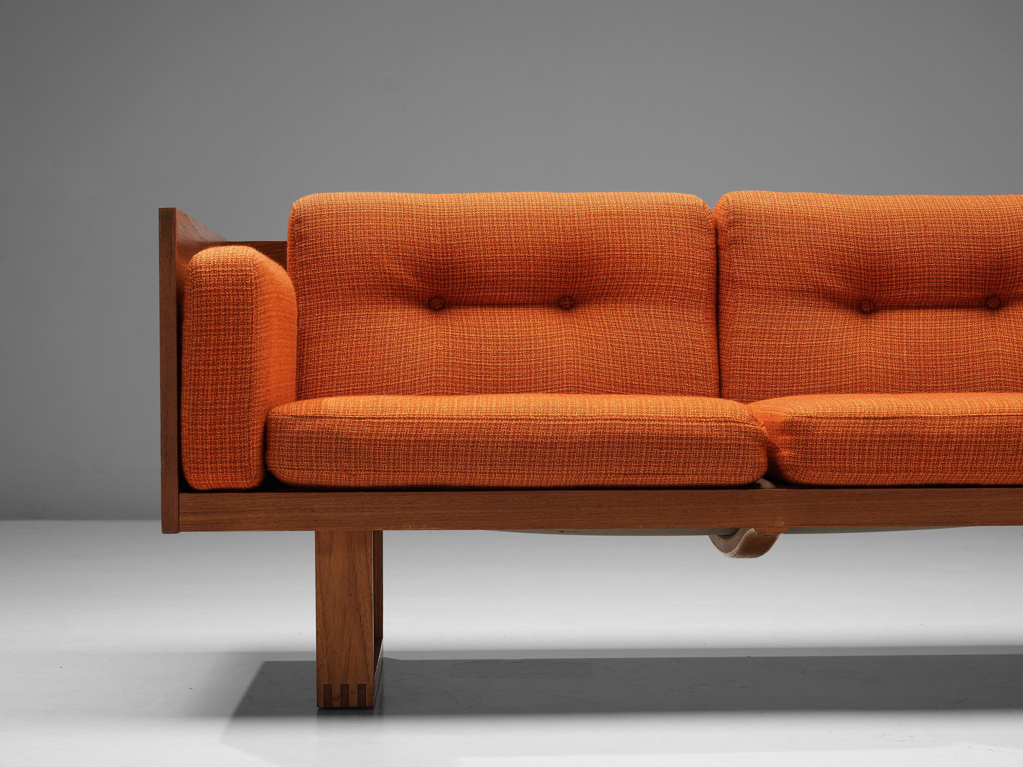 cushions for orange sofa