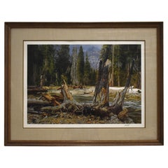 Paul Calle « In Search of Beaver » Signé Le Artist Impression n° 652/950
