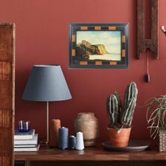 Landscape in Provence Oil on Canvas Painting attributed to Paul Camille Guigou