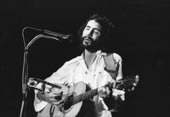 Cat Stevens Performing and Playing Guitar Vintage Original Photograph