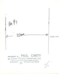 Diana Ross Smiling Over Shoulder Vintage Original Photograph