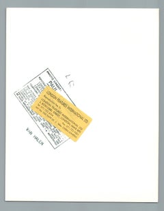 Eddie Van Halen Leaning Back Vintage Original Photograph