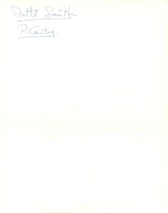 Patti Smith Performing at Microphone Vintage Original Photograph