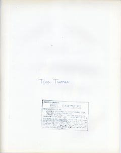 Tina Turner Performing in Showgirl Costume Vintage Original Photograph