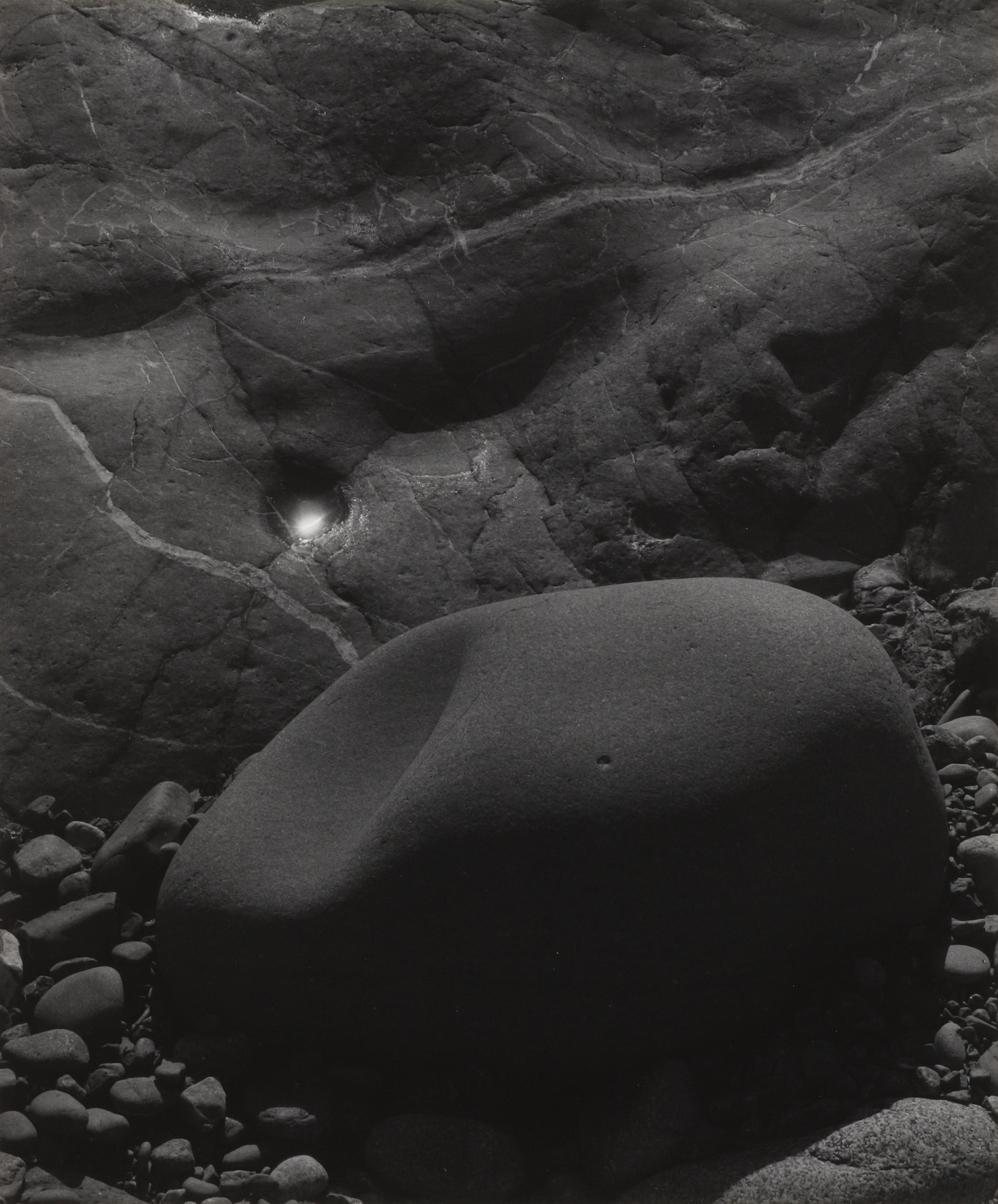 Paul Caponigro Black and White Photograph - Nahant Beach, Massachusetts
