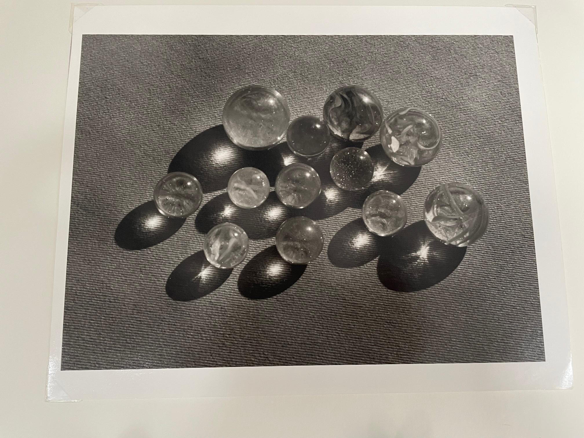 Shadows and Marbles, Cushing, ME Vintage Print - Photograph by Paul Caponigro