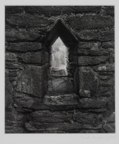 Retro Stone Church Window Glendalough, Wicklow, Ireland