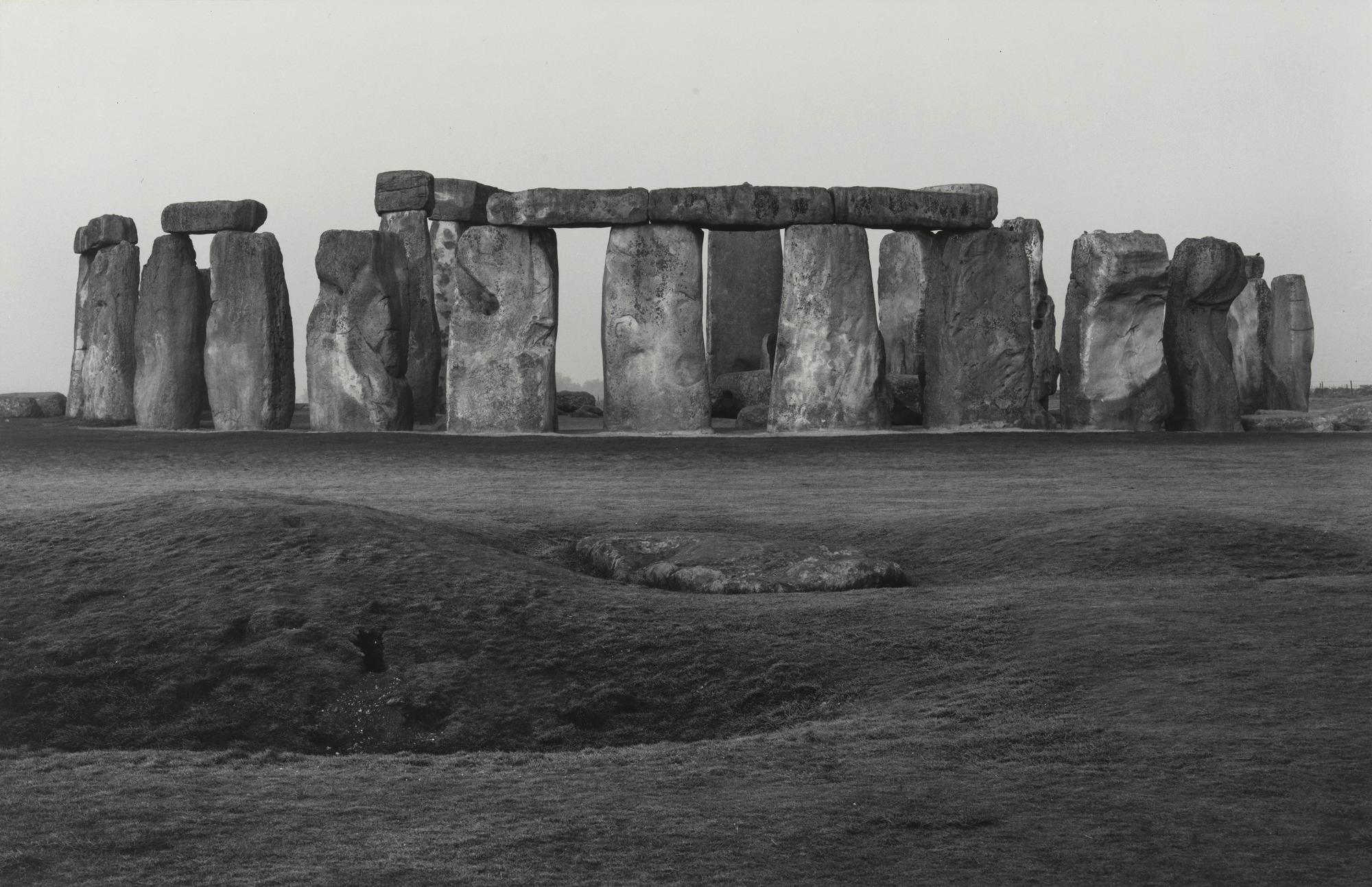 Paul Caponigro Black and White Photograph - Stonehenge Overview, Wiltshire, England