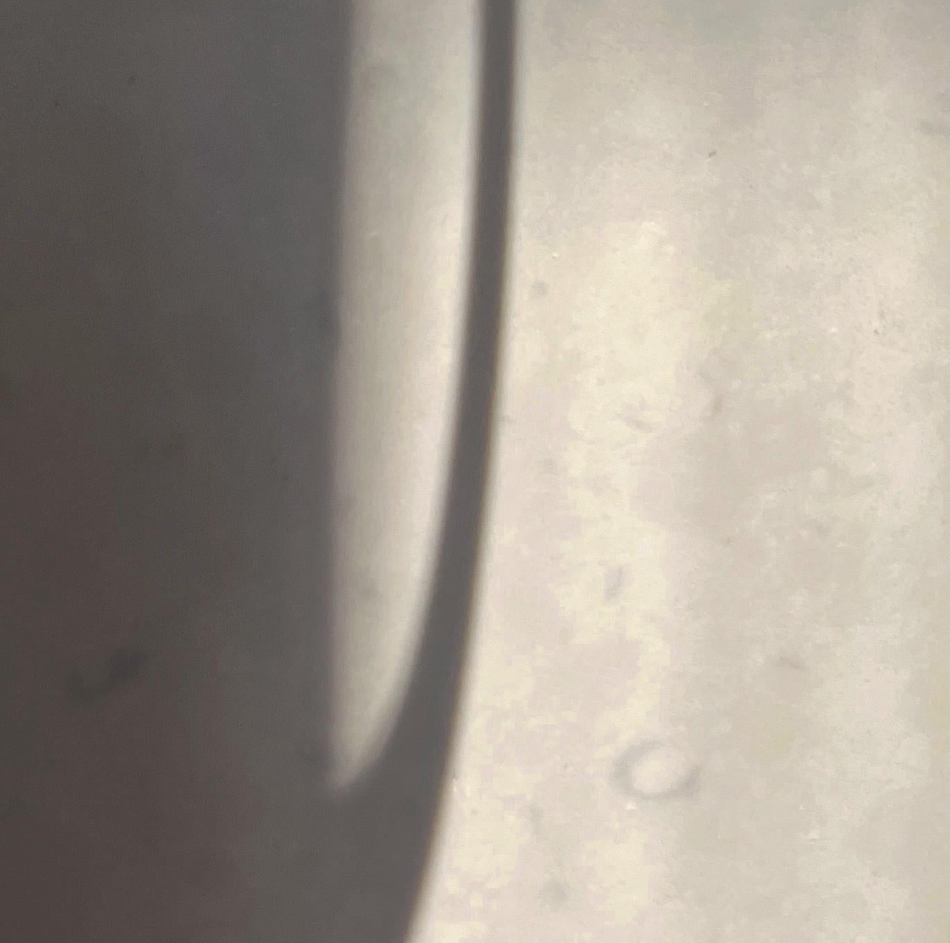 Untitled 0472: still life photograph w/ gray vessels & abstract shadow patterns - Beige Abstract Photograph by Paul Cava