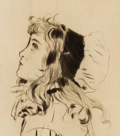 Ellen de profil a gauche