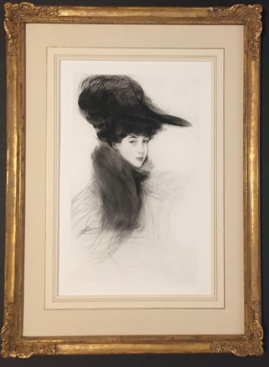 La Duchesse de Marlborough, Consuelo Vanderbilt - Modern Print by Paul César Helleu